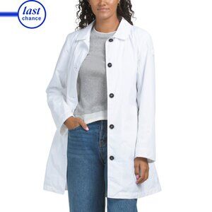 SAVE THE DUCK White Trench Coat